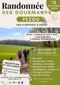 Affiche randonnée Pezou samedi 12 septembre 2026