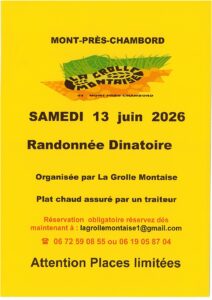 Affiche randonnée samedi 13 juin 2026