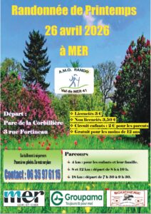 Affiche randonnée Mer dimanche 26 avril 2026