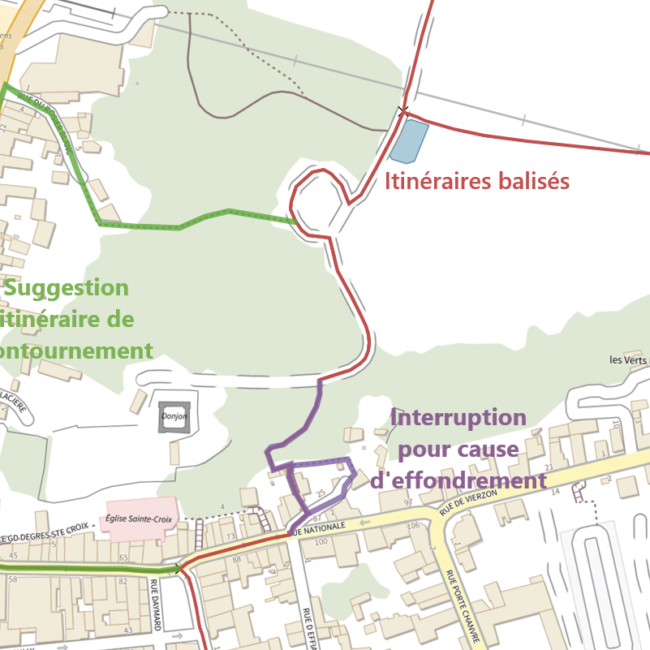Carte interruption GR41 2025