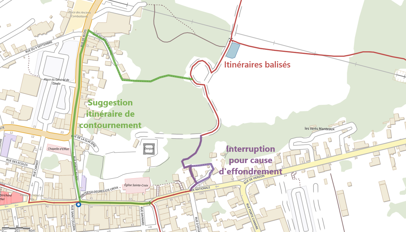 Carte interruption GR41 2025