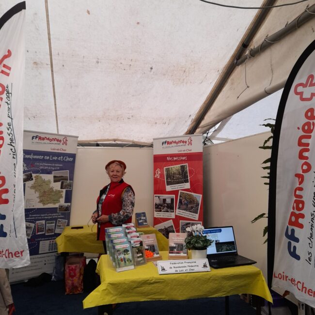 Stand salon de la rando d'Éguzon 1 et 2 novembre 2025