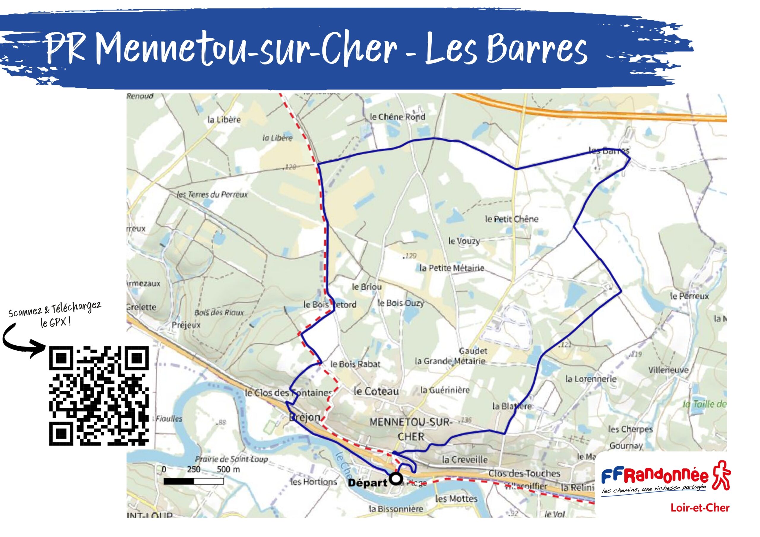 Mennetou sur Cher Plan circuit Mennetou sur Cher